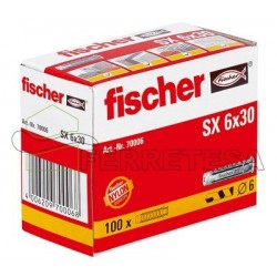 TACO FISCHER SX PLUS -6x30 100Uds.