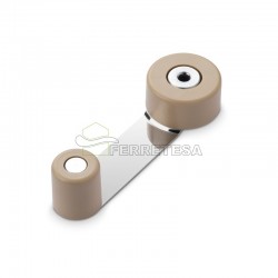 TOPE PTA. RETENEDOR 2058 METALICO BEIGE