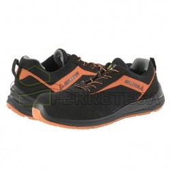 ZAPATILLA FLEX NEGRO-NARANJA S1P T. 43