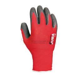 GUANTE H256 ROJO POLIAMIDA/LATEX T-08/M