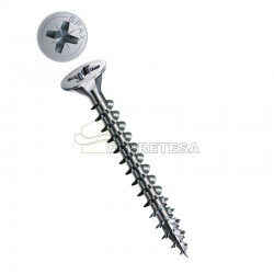 TORNILLO SPAX UNIVERSAL ROSCA COMPLETA, CABEZA PLANA POZIDRIV,...