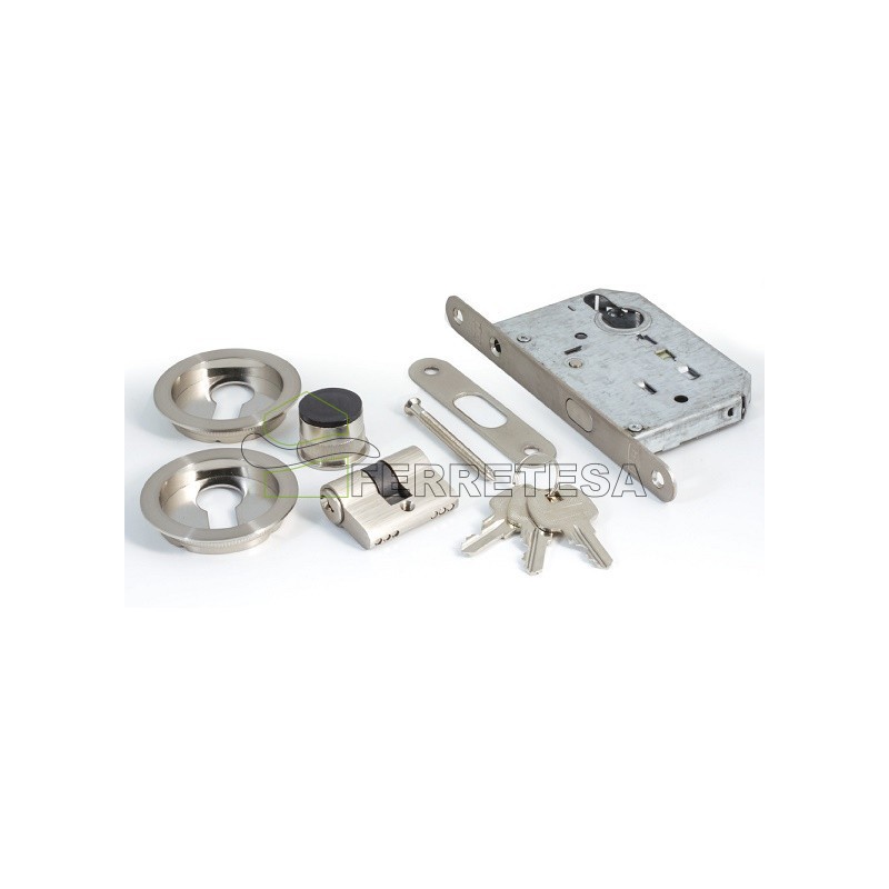 KIT CORREDERA BOMBILLO F-20 NIQUEL 7061