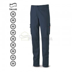 PANTALON 588 ELASTICO AZUL MARINO T-38