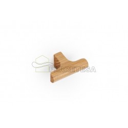 POMO MADERA HINOKI WOOD 60mm ROBLE