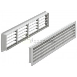 REJILLA PLASTICO 457x92 (433x74) GRIS CL HAFELE