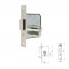 CERRADURA 1512-1/45mm HIERRO NIQUEL