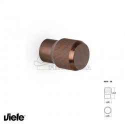 ASA BROOKLYN 20x29.5mm BRONCE CEPILLADO VIEFE