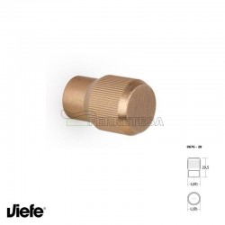 ASA BROOKLYN 20x29.5mm LATON CAVA CEPILLADO 0676 VIEFE