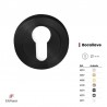 BOCALLAVE PASO C/R02 NEGRO 4275 ZAMAK