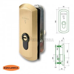 ESCUDO 424-P SEGURIDAD ESMALTE DORADO