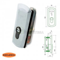 ESCUDO 424-P SEGURIDAD CROMO BRILLO