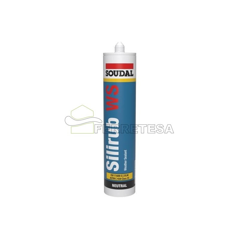 SILICONA SILIRUB WS 15 NEGRO 300Ml.