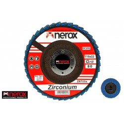 DISCO LAMINAS 115x22 GR80 ZR755 ZIRCONIO NEROX
