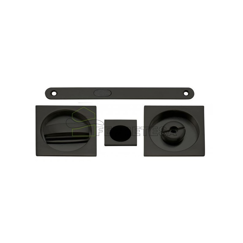 KIT CORREDERA CONDENA CUAD NEGRO 7057