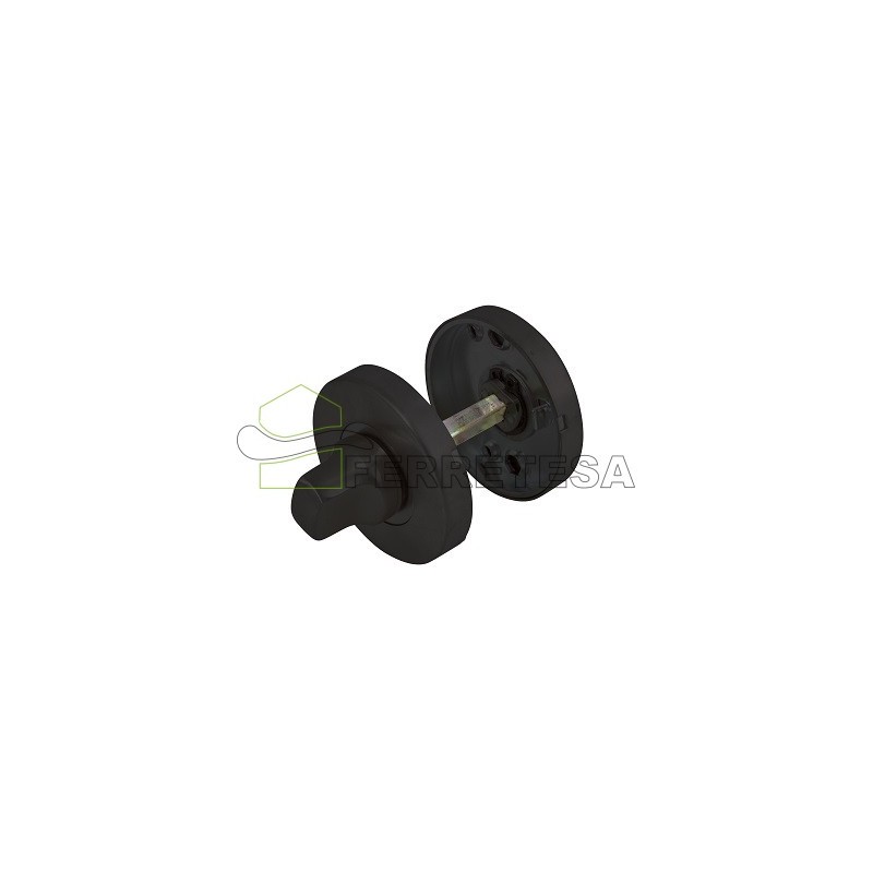 MULETILLA+DESBLOQUEO Ø50 INOX NEGRO 5043