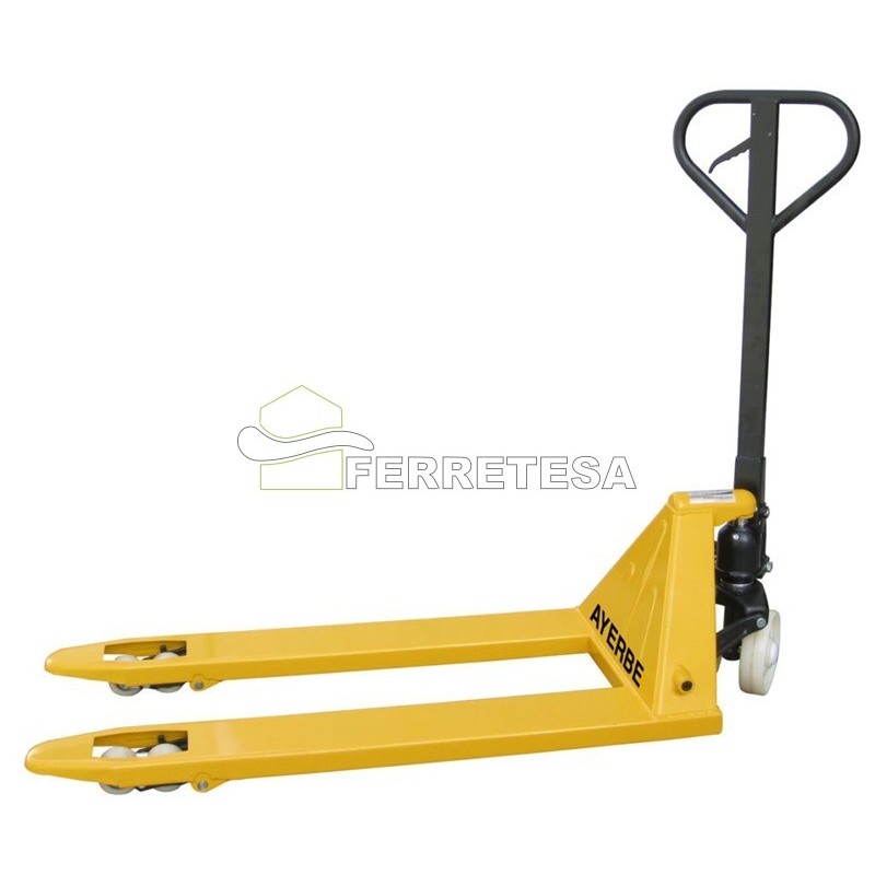 TRANSPALETA 2500kg.RUEDAS Y RODILLOS NYLON AY 2500 THN