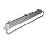 CUELGAPERCHAS EXTENSIBLE 800mm GRIS MET.