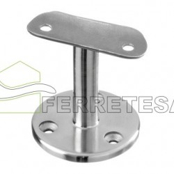 SOPORTE PASAMANOS RECTO AC.INOX.304