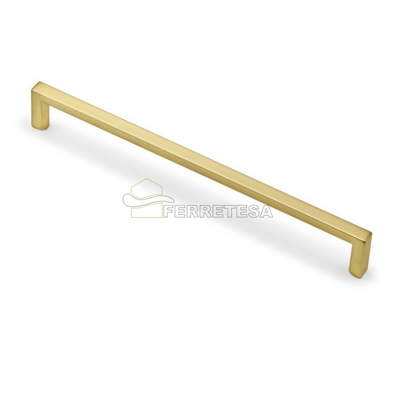 TIRADOR 6765/128mm ORO CEPILLADO