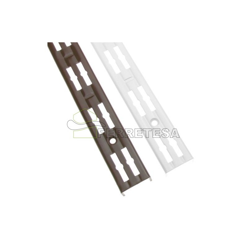 GUIA CREMALLERA 7000/1500mm DOBLE BLANCO