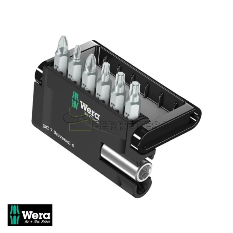ESTUCHE PUNTAS BIT-CHECK 7 UNIVERSAL WERA
