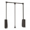 PERCHERO ABATIBLE  HANG 83/115cm MOKA