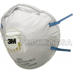 MASCARILLA 3M 10uds  C/ VALVULA FFP2  8822