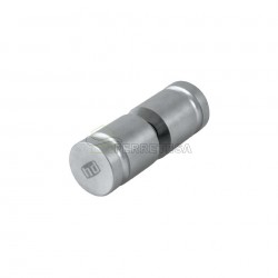 TIRADOR CABINA INOX DOBLE Ø25x30mm 12010