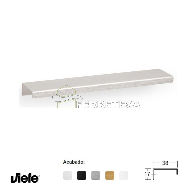 TIRADOR WAY INOX LOOK 200mm C128mm