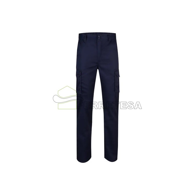 PANTALON ELASTICO AZUL NAVY T.44