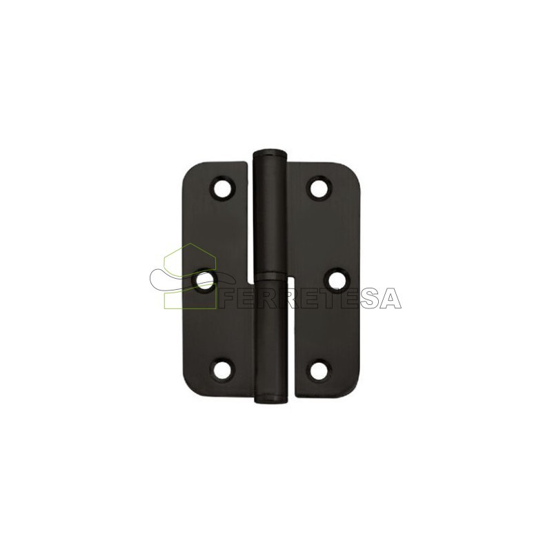 PERNIO 90x65 INOX-NEGRO IZQ.