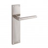 MANIVELA ELEGANT PLACA RECTA NIQUEL4049