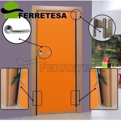PERFIL PUERTA GUARDERIA ALUM. PLATA 2.50