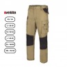 PANTALON CANVAS BEIGE / NEGRO T-S