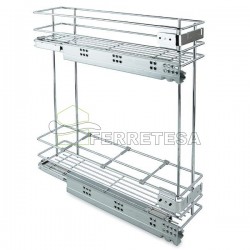 BOTELLERO LATERAL SUPRA MODULO 15 CROMO