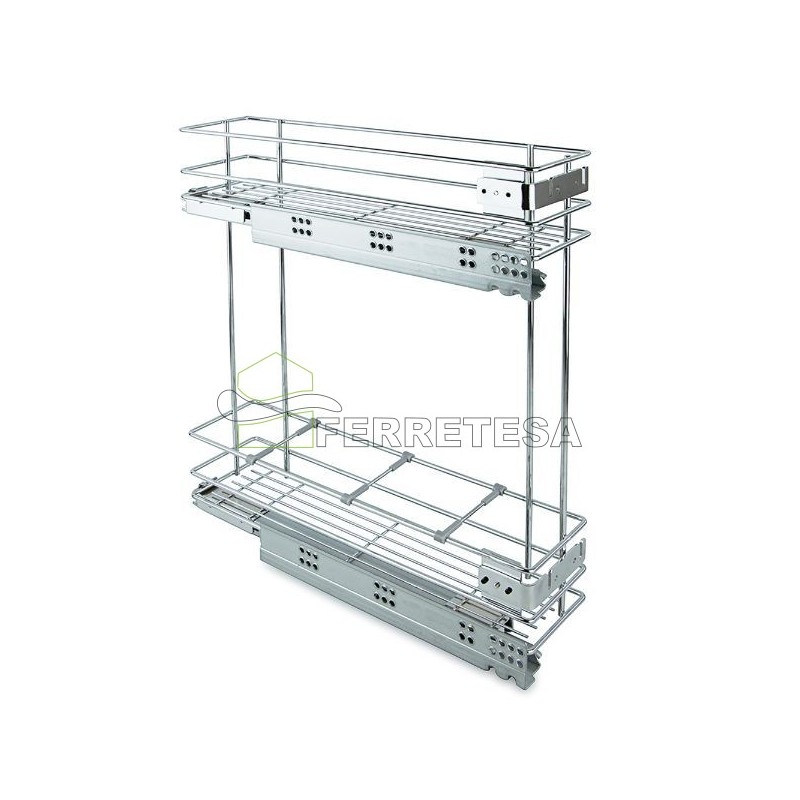 BOTELLERO LATERAL SUPRA MODULO 15 CROMO