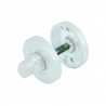 MULETILLA+DESBLOQUEO Ø50mm INOX BLANCO 5050