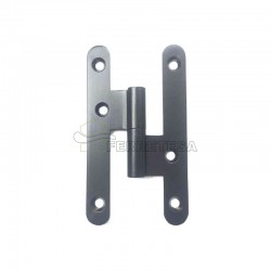 PERNIO 100x57 S/REM IZQ INOX NEGRO