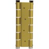 BISAGRA MUELLE DOBLE ACCION ORO