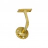SOPORTE PASAMANOS 3T LATON PULIDO
