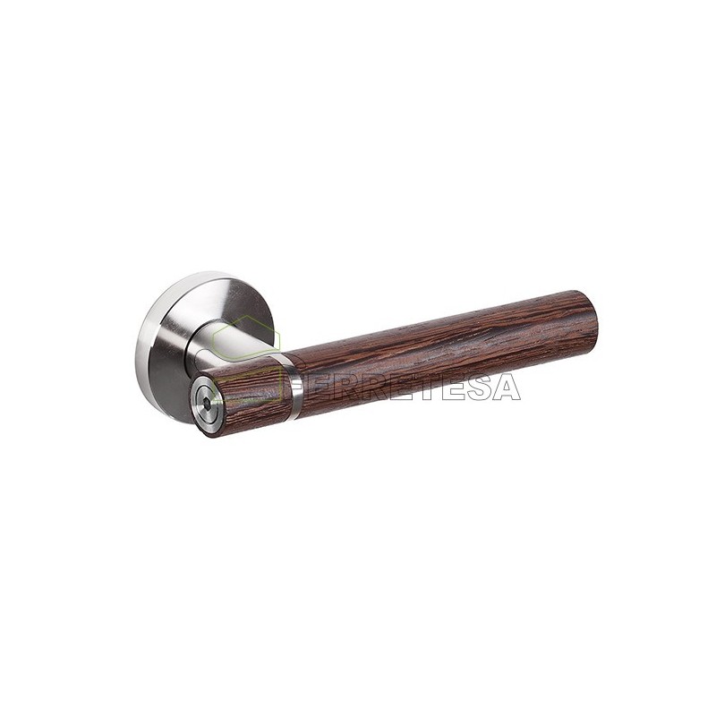 MANIVELA ROSETA INOX IN00418.RC08M WENGE