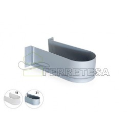 SALVA SIFON EN U 258x120x82 BLANCO