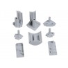 BOLSA 8 ACCESORIOS COPETE MIXLINE GRIS