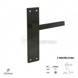 MANIVELA PLACA CUBO NEGRO...
