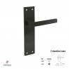 MANIVELA PLACA CUBO NEGRO 4253 ZAMAK