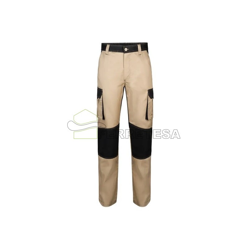 PANTALON MULTIB. VERANO ARENA/NEGRO T.44