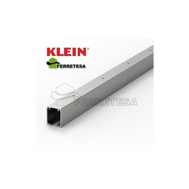CARRIL KLEIN LITE+ 100 6m. ALUMINO ANODIZADO PLATA