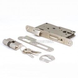 CERRADURA 7008 50/47mm Ø NIQUEL