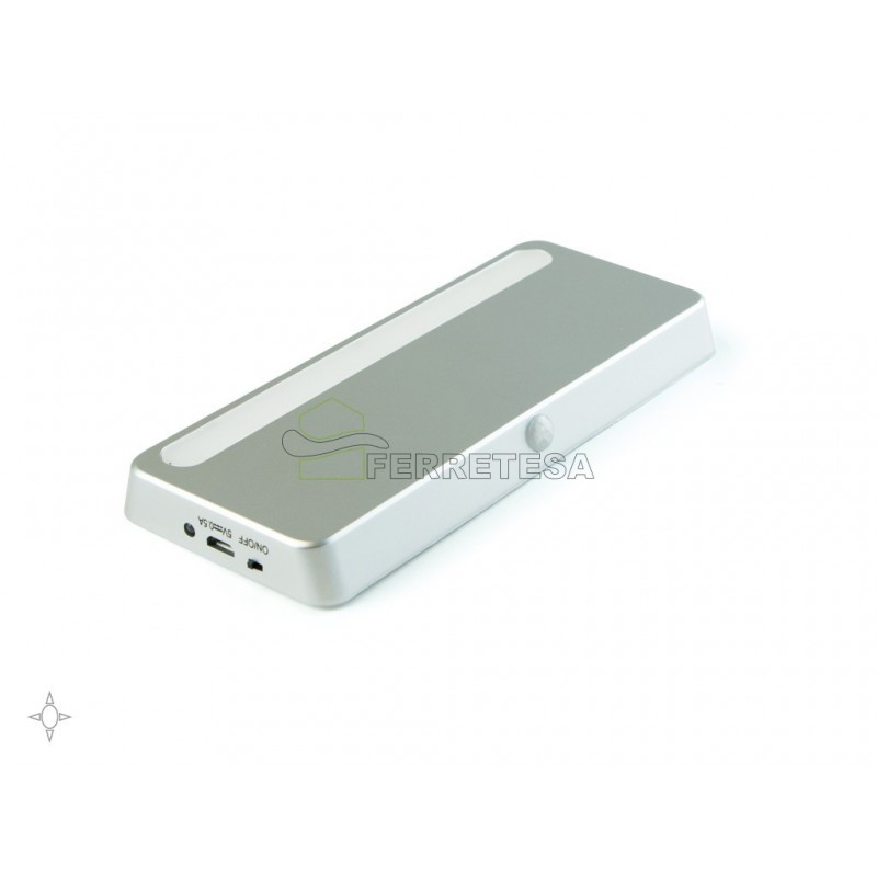 PLAFON APLIQUE LED RECARGABLE USB KRAZ 1W 85Lm CON SENSOR MOVIMIENTO