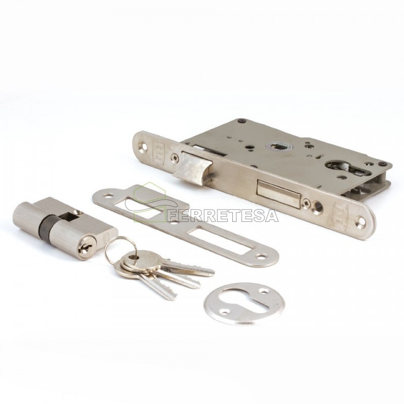 CERRADURA 7008 50/47mm Ø NIQUEL